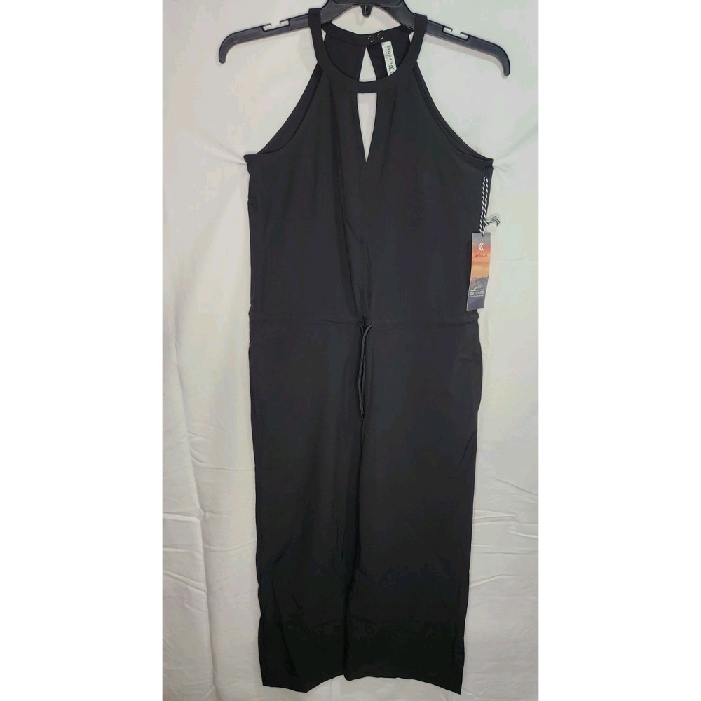 KYODAN OUTDOOR‎ Women's Black Light Weight Jumpsuit W Pockets Size Small P/S New
